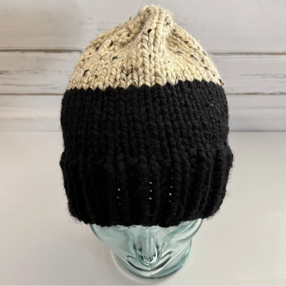 Hand-Knit Colorblock Beanie | Artisan Made